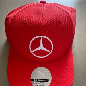 Brand new awesome Mercedes Benz Red Hat! Perfect for the summer time!